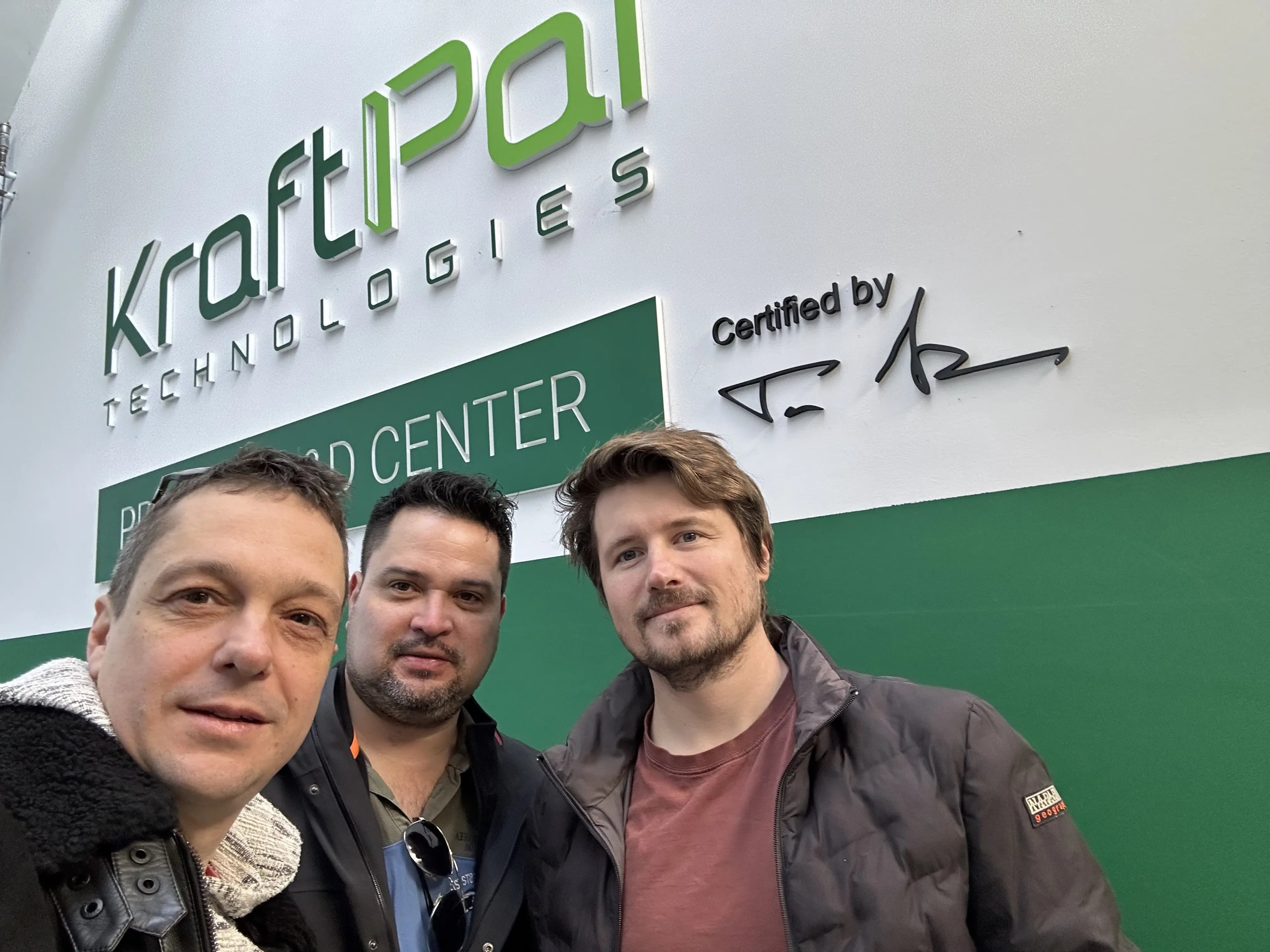 Gregor Brajović and colleagues at KraftPal Technologies