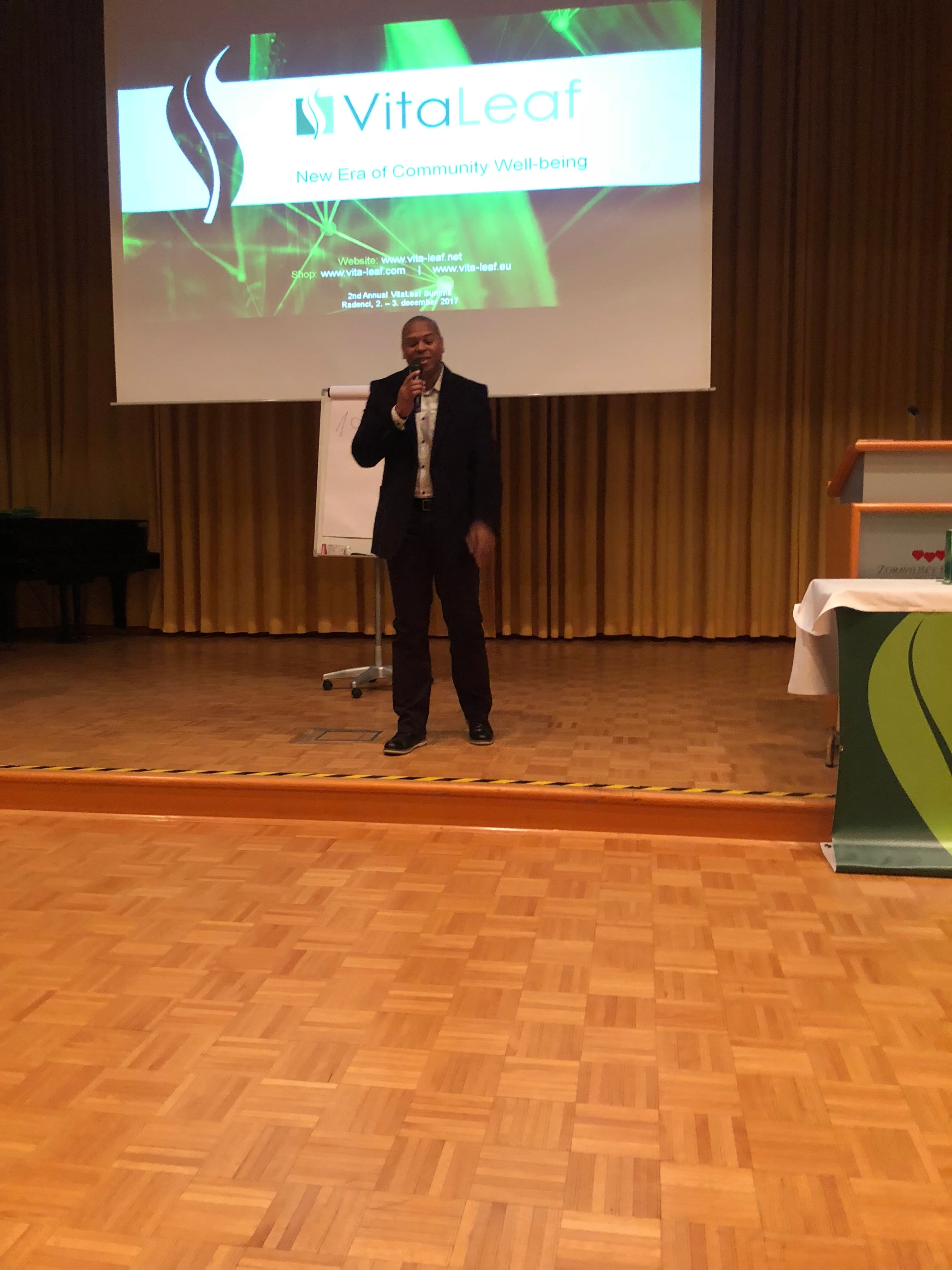 An early international innovation presentation