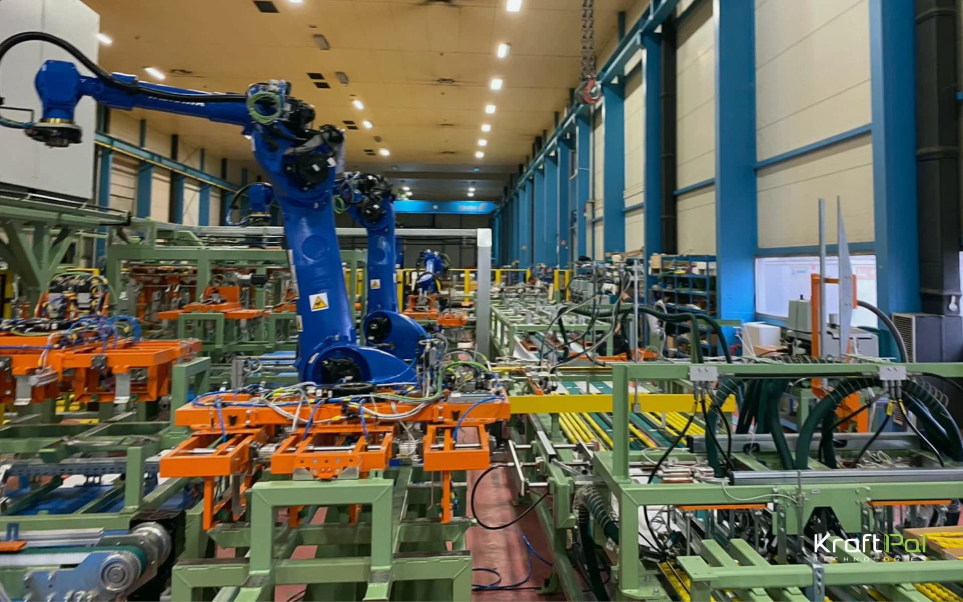 Automated KraftPal production machinery