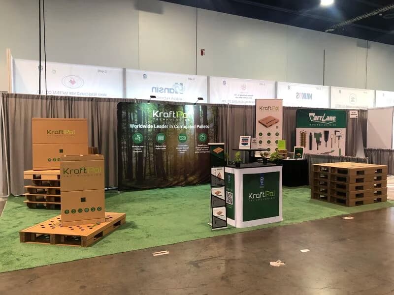 KraftPal trade fair booth