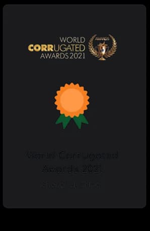 World Corrugated Awards 2021 certificate