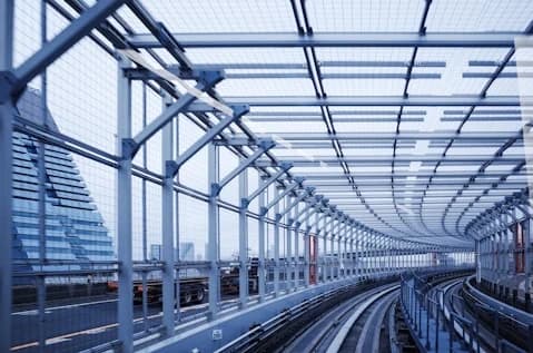 Modern rail infrastructure for efficient transport