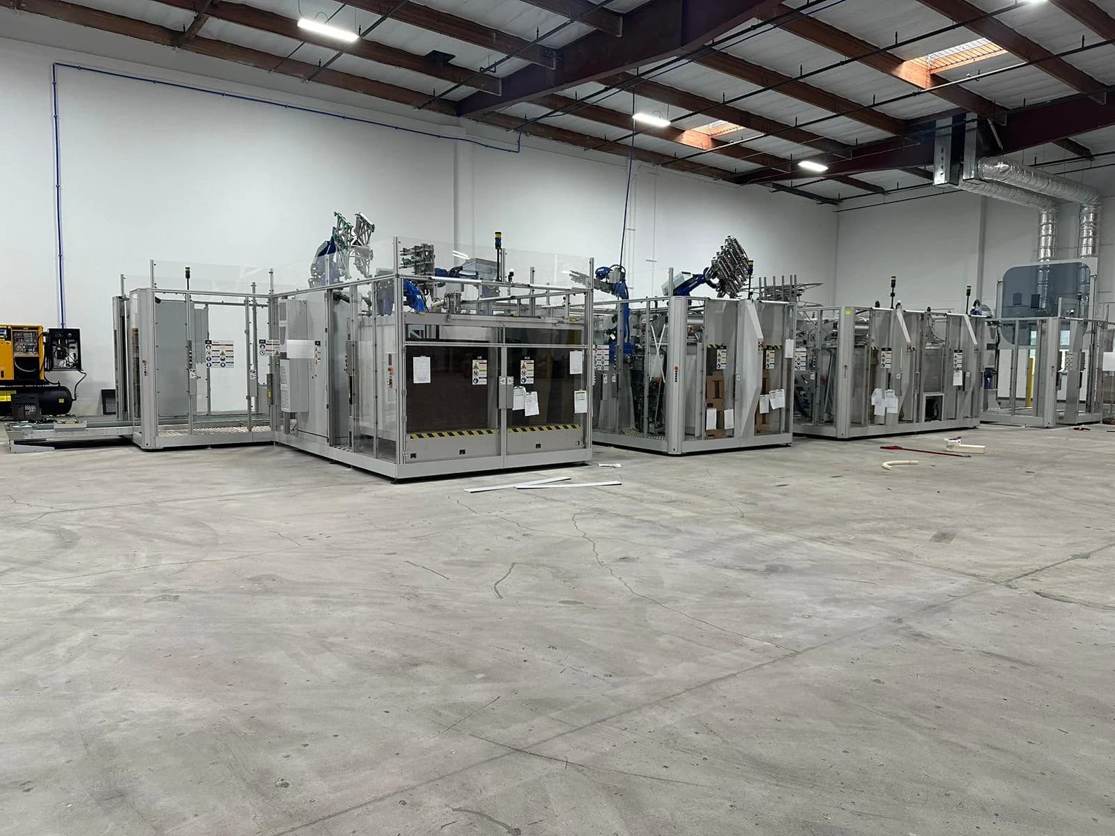KraftPal automated manufacturing equipment in a factory