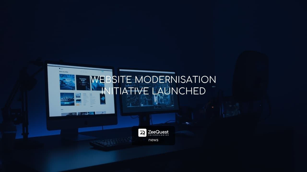 WEBSITE MODERNISATION INITIATIVE LAUNCHED