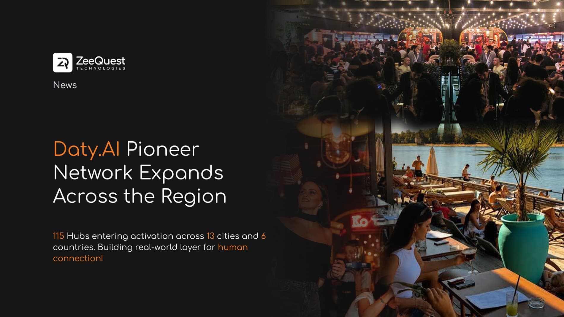 ZeeQuest Advances Daty.ai as 115 Pioneer Hubs Enter Activation Across 13 Cities