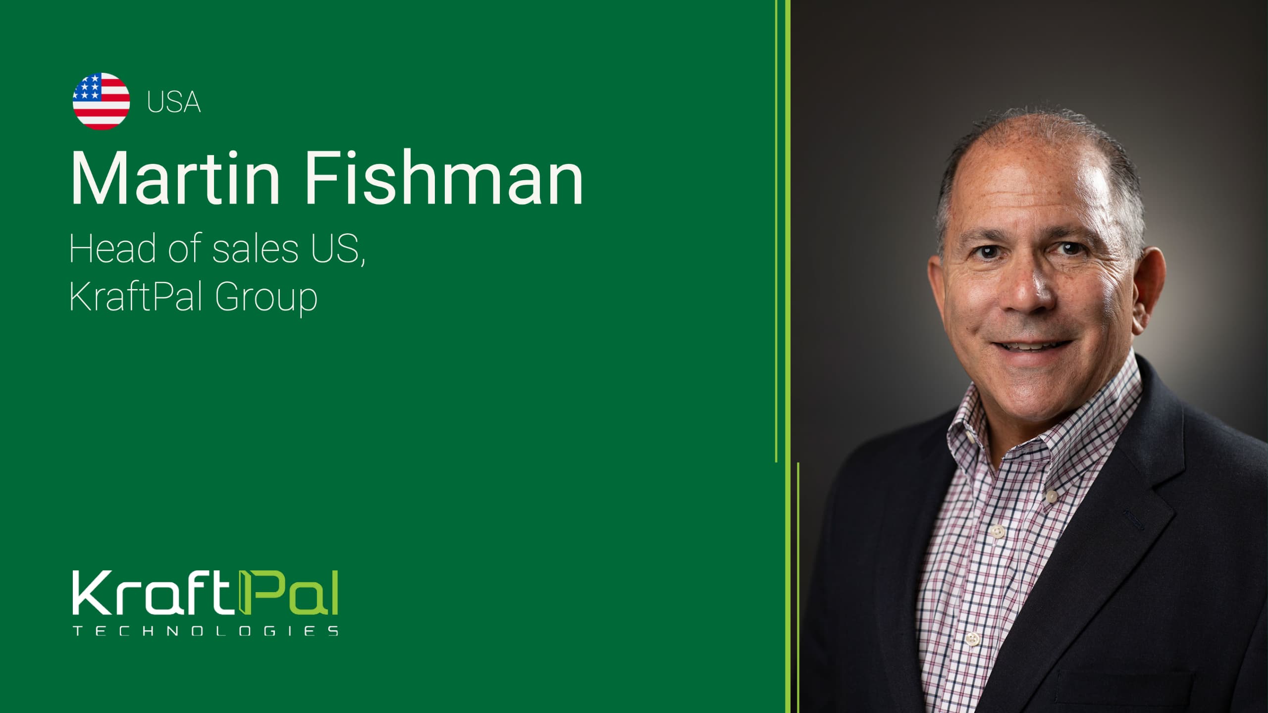 KraftPal Appoints Martin Fishman to Lead U.S. Commercial Expansion