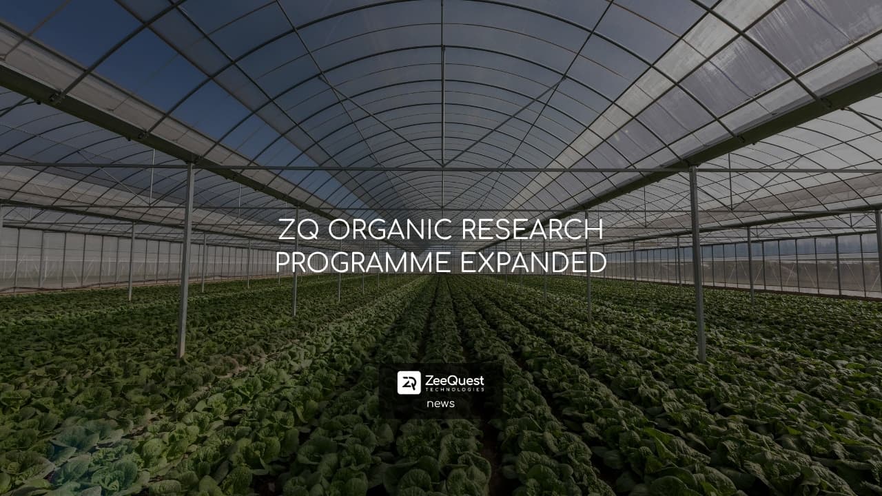 ZQ ORGANIC RESEARCH PROGRAMME EXPANDED