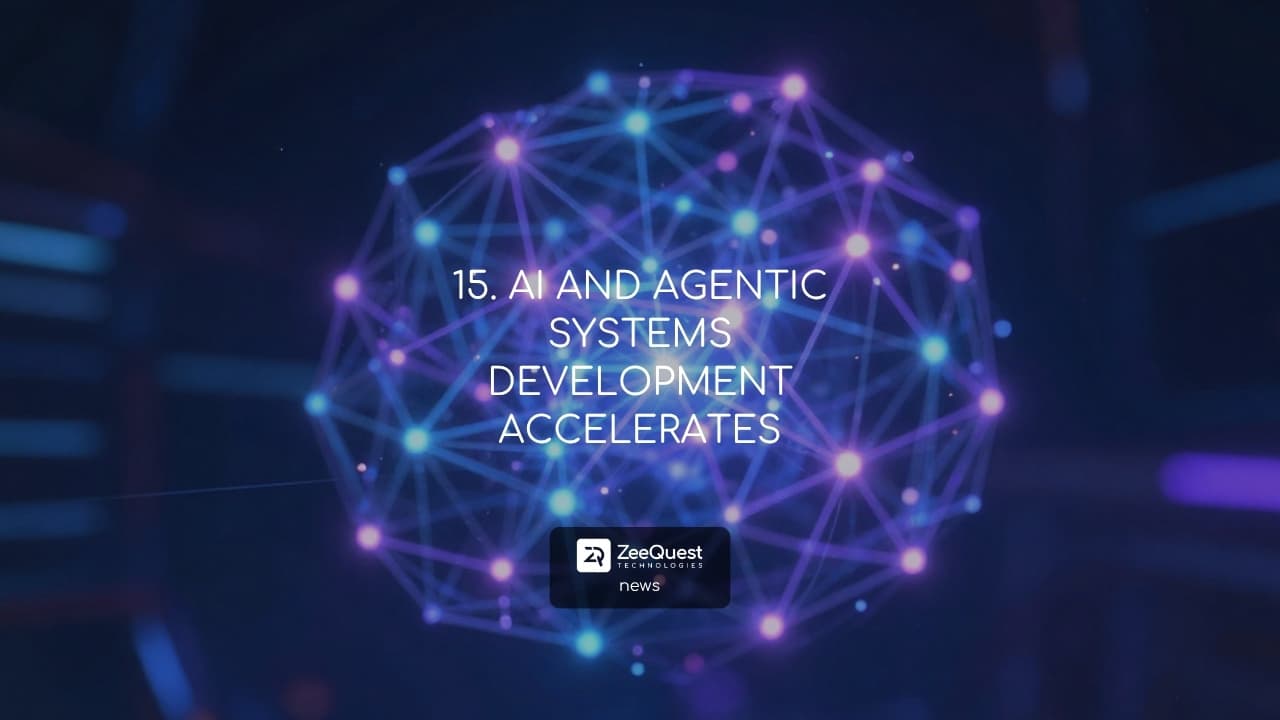 AI AND AGENTIC SYSTEMS DEVELOPMENT ACCELERATES